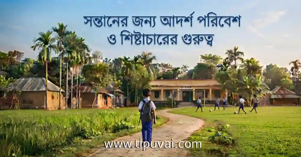 সন্তানের জন্য আদর্শ পরিবেশ ও শিষ্টাচারের গুরুত্ব