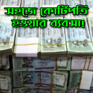 সহজে কোটিপতি হওয়ার ব্যবসা!