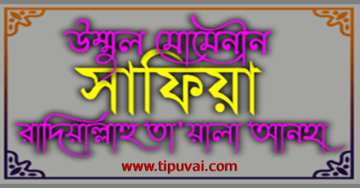 উম্মুল মুমিনিন সাফিয়া বিনতে হুওয়াই (রাঃ) এর সংক্ষিপ্ত জীবনী
