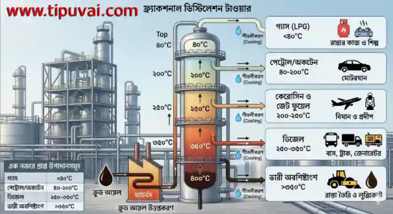 জ্বালানী তেল কিভাবে তৈরি হয়