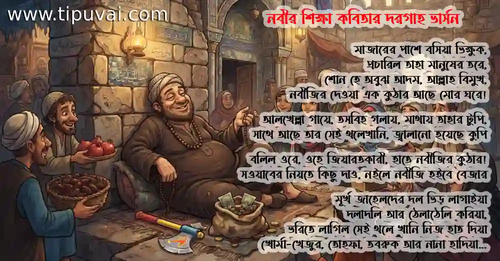 নবীর-শিক্ষা কবিতার দরগাহ-মাজার ভার্সন